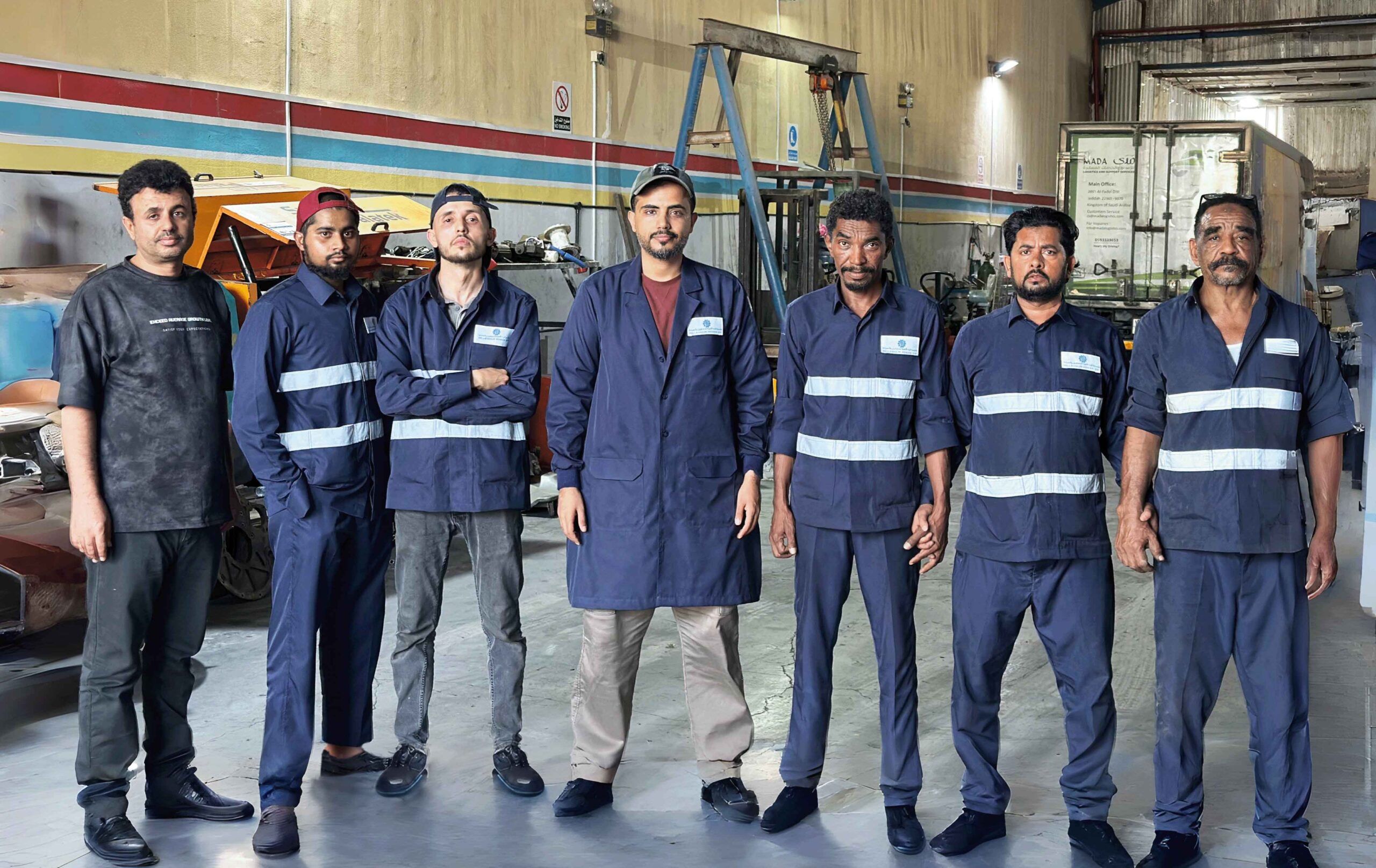 Millennium Power operations and maintenance workshop and its team
