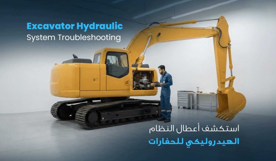 Excavator hydraulic troubleshooting