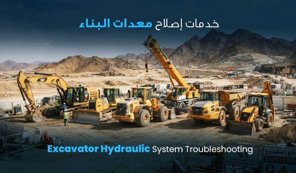 Excavator Hydraulic system troubleshooting