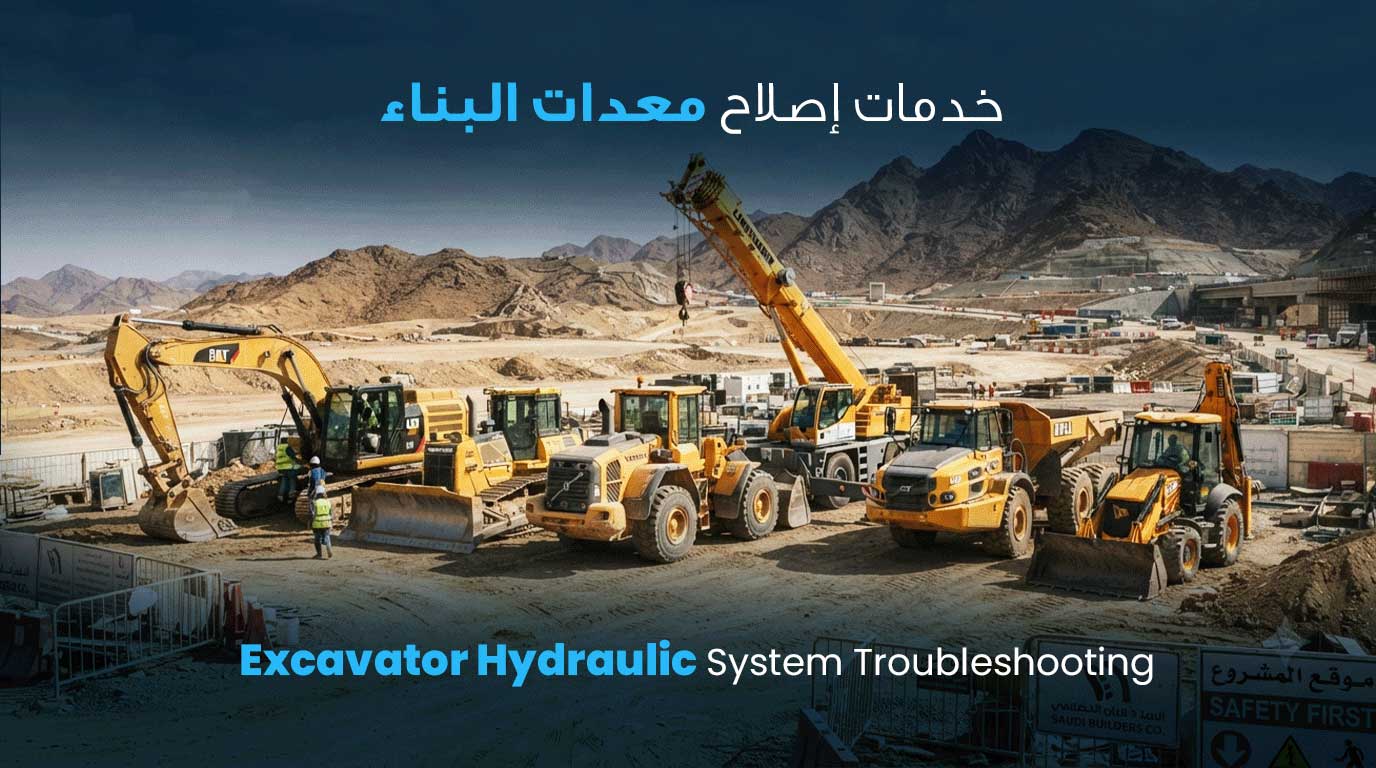 Excavator Hydraulic system troubleshooting