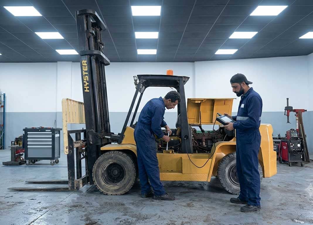 Forklift repair and maintenance