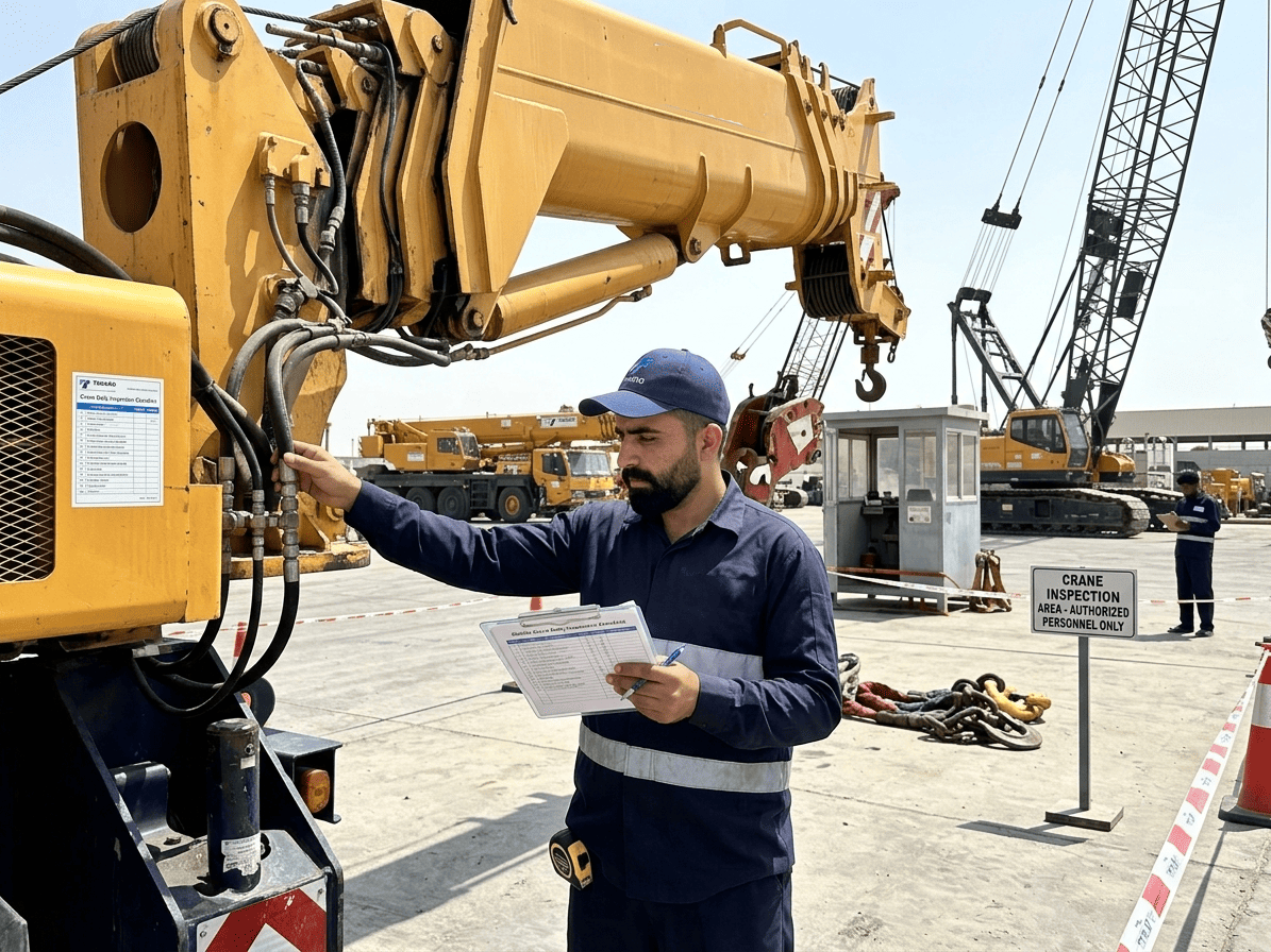 crane inspection by MPOM