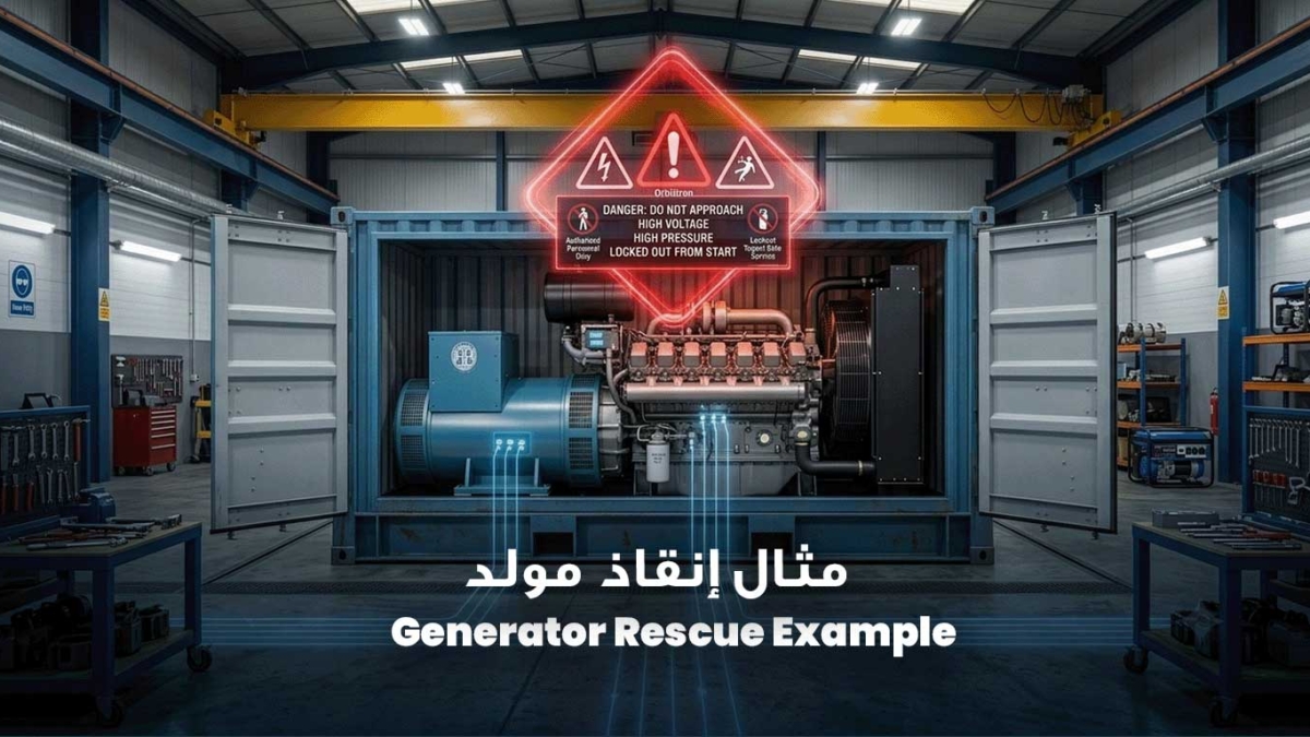 Generator Rescue Example: مثال إنقاذ مولد