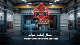 Generator Rescue Example: مثال إنقاذ مولد