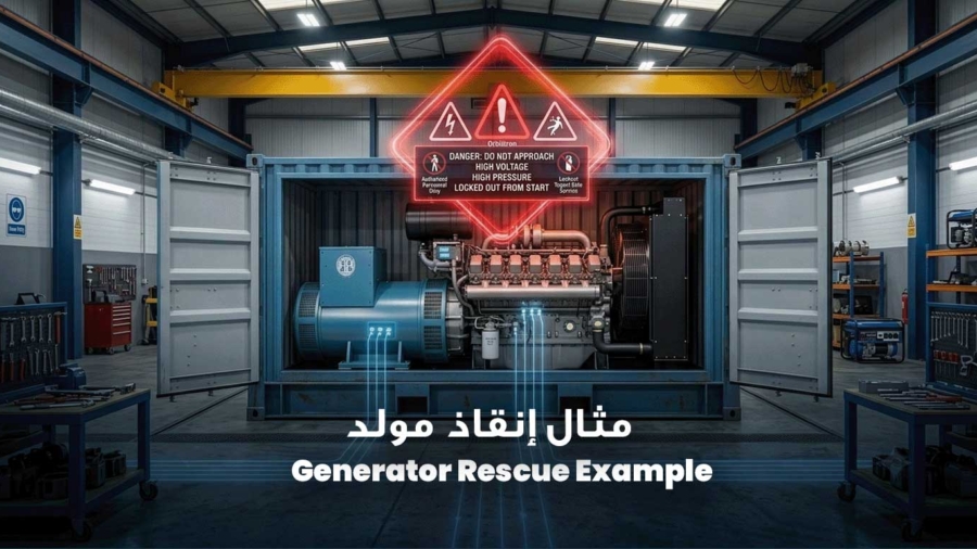 Generator Rescue Example: مثال إنقاذ مولد