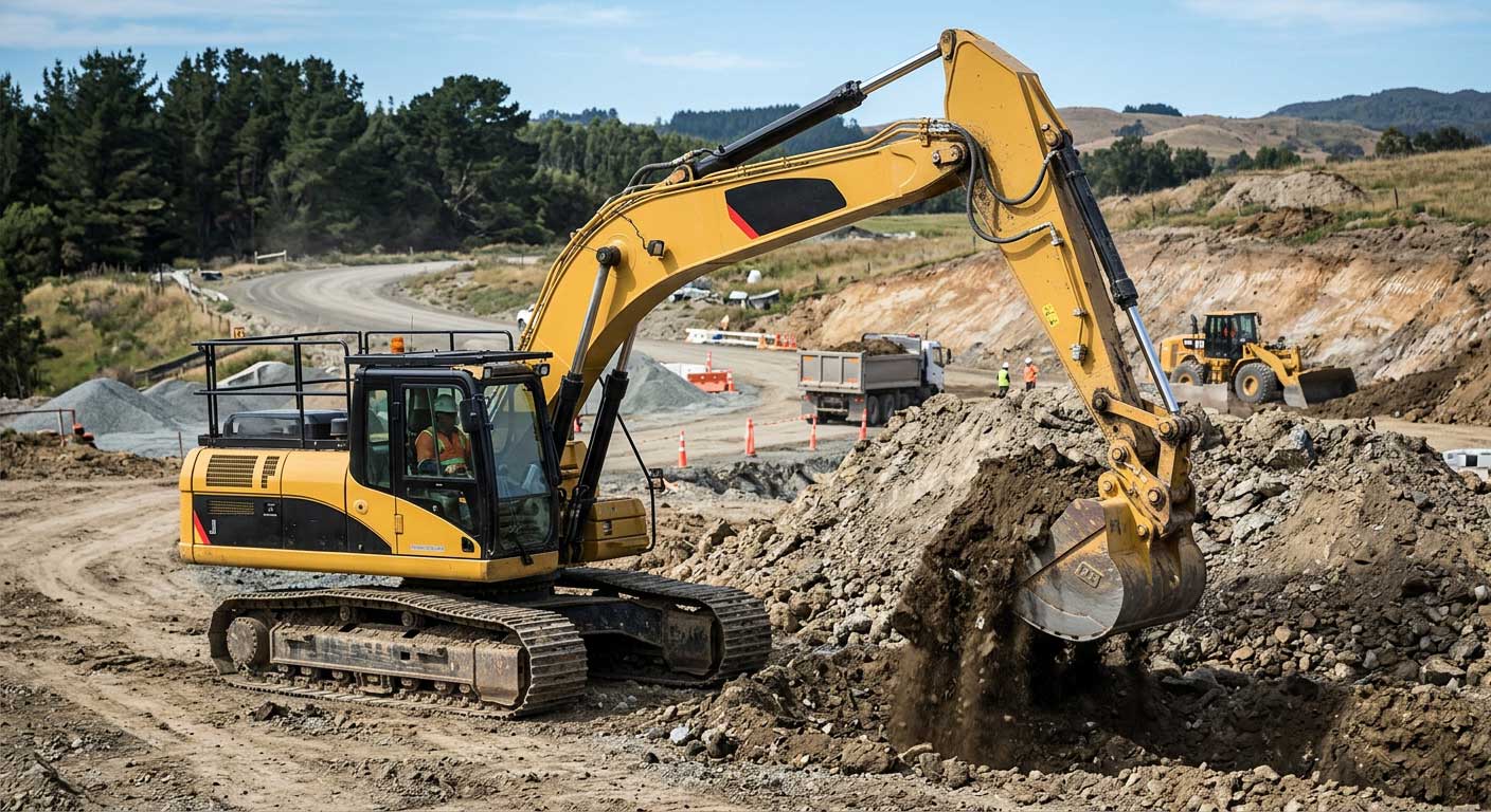 CAT excavator